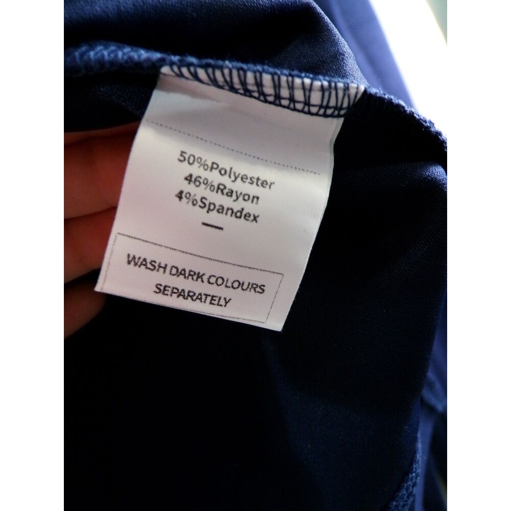 XIEERDUO Women's Navy Pullover Sweatshirt XL 50%Poly 46%Rayon 4%Spandex - Picture 6 of 6